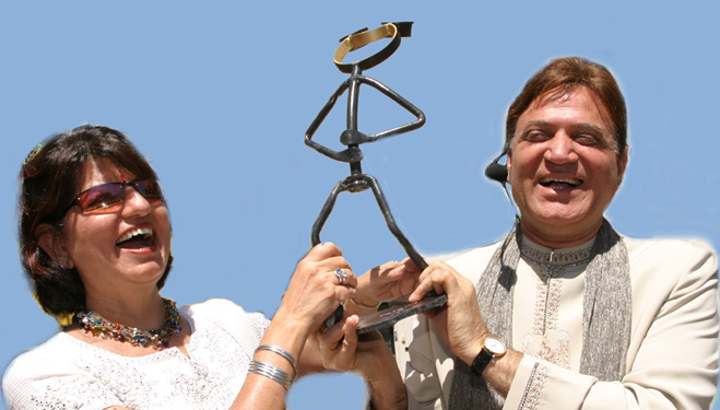 Rire d'Or 2004 remis  Madhuri et Madan Kataria